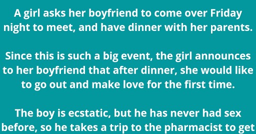 A girl asks her boyfriend to come over for dinner