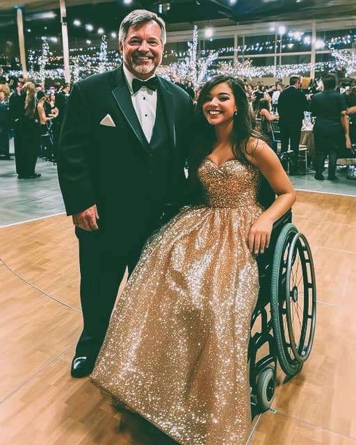 Dad Takes Disabled Daughter to Prom, Finds $10K Check for ‘Dad of the Year’ in Mailbox Later